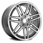 For Audi S4 05-08 Alloy Factory Wheel 7 Double I-spoke Silver Metallic Full Face. Fixed Price $247.46.