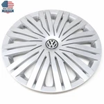 Vw Wheel Hub Cap Trim Silver 15 Inch Genuine 6C0601147CYTI. Fixed Price $94.35.