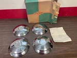1961 Corvair Dog Dish Hubcaps Nos Gm Set Of 724. Fixed Price $159.99.