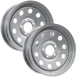 Ecustomrim 2-PACK Trailer Wheel 15X5 Inch Lug On 4.5 Center Sil.... Fixed Price $141.09.