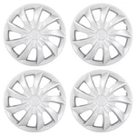 17" Set Of 4 Silver Wheel Covers Snap On Full Hub Caps Fit For R17 Tire & Rim. Fixed Price $41.55.