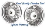 22.5" International 10 Lug Hole Wheel Simulator Rim Liner Stud Pilot Covers. Fixed Price $427.53.