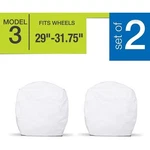 Auto Drive Rv Wheel Covers Size 29"-31.75", 2-PACK, White, 7040112-098. Fixed Price $27.95.