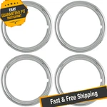 Coast IWC1516S Set Of 4 Stainless Steel Wheel Trim Rings, 16" X 1-1/2". Fixed Price $89.44.
