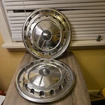 1957 Chevrolet Hubcap Original Center Dog Dish Wheel COVER(2). Fixed Price $40.00.