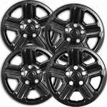 4 New Gloss Black 16" Impostor Wheel Skins For 07-18 Jeep Wrangler Jk Rim Covers. Fixed Price $90.95.