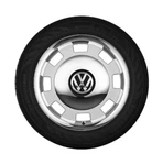 Genuine Volkswagen 17 Heritage Wheel F34 White 5C0-601-025-G-Y9C. Fixed Price $383.26.