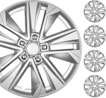 Set Of 4 Bdk 16 Inch Hubcaps Replacement Snap-on Wheel Rim Covers For Car Silver. Fixed Price $25.00.