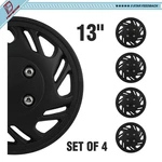 13IN Set Of 4 Covers Full Rim Snap On Hub Caps For R13 Tire & Steel Wheels. Fixed Price $26.51.