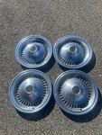 Genuine 1977 To 1979 Ford Thunderbird 15 Inch Hubcaps Wheel Covers. Fixed Price $83.60.