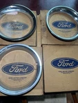 1966 Mustang Style Steel Wheel Trim Rings Nos Ford C6ZZ-1210-A Set Of 4. Fixed Price $705.00.