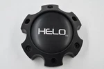 Helo Satin Black W/ Chrome Logo Wheel Center Cap Hub 1079L145(HE6LUG) 5.625". Fixed Price $25.00.
