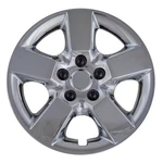 New Set Of 4, 16 Inch Chrome 5 Spoke Aftermarket Wheel Covers. Fixed Price $70.84.