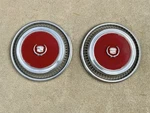 1977 -78 Cadillac Eldorado Biarritz Wheel Cover Hubcap 2PC. Fixed Price $300.00.