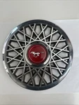 74 75 76 77 78 Ford Mustang Ii Ghia Chrome Hubcap Center D4ZA-1A041-AB. Fixed Price $25.00.