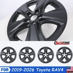 17'' Set Of Black Wheel Covers For 2019-2026 Toyota RAV4 Xle&hybrid Le/xle. Fixed Price $82.99.