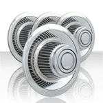 Set Of 4 Chrome Abs Derby Style Center Caps For 1967-1982 Gm Classic. Fixed Price $73.88.