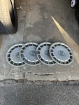 1989-1993 Volvo 240 Hubcaps 3540176 Complete Set Of Oem 14" One Is Chipped. Fixed Price $145.99.