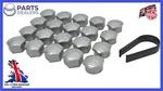 For Volvo S60 V50 V60 V70 XC40 XC60 X90 Wheel Nut Covers Locking Set Alloy Grey. Fixed Price $18.84.