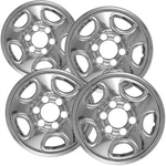 Set Of 4 Chrome 16 Inch Impostor Wheel Skin Rim Covers For Chevy 1500. Fixed Price $95.72.