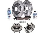 For Challenger Brake Pad And Rotor Wheel Hub Kit Detroit Axle 65728RNCV. Fixed Price $208.26.