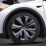 Beegrow Fits Tesla Model Y Wheel Covers 19 Inch, Two-tone Black Abs Hubcaps. Fixed Price $110.00.