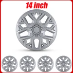14INCH Set Of Silver Pp Universal Hubcaps For Steel Wheel Rim Covers Snap-on. Fixed Price $46.99.