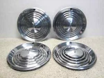 Pontiac Firebird, Grand Prix, Lemans, Ventura Oem 14" Hubcap Set 5031 #2FL-4. Fixed Price $50.00.