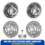 2005-2025 Ford F350 17" Dually Steel Wheel Simulators Rim Liners Covers. Fixed Price $255.99.