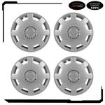 Set Of 14" Wheel Hub Caps Silver Snap On For Abs R14 Tire & Rim Covers. Fixed Price $39.59.