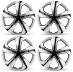 New Set Of 4 16" Silver/black Wheel Cover Hubcap 2016-2018 For Honda Civic. Fixed Price $107.99.