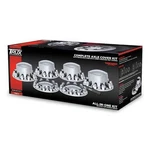 Trux THUB-C1 Wheel Accessories Cover Kit, Front & Rear, Chrome, Plastic, Wit. Fixed Price $279.90.