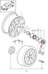 Genuine Porsche 911 Turbo Carrera GT2 GT3 Hub Cap 99736120703. Fixed Price $52.64.