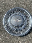 One Factory 1975 1984 Cadillac Deville 15 Inch Wire Spoke Hubcap Wheel Cover. Fixed Price $38.25.