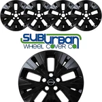 Fits 2021-2023 Nissan Rogue Sv 18" Gloss Black Wheel Skins # IMP-503BLK SET/4. Fixed Price $119.99.