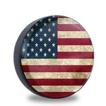 Jusen Retro American 14" For Diameter 23"-27"/58.42-68.58CM, Red, White, Blue. Fixed Price $27.13.