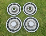 Set Of 1987-1991 Ford 3/4 Ton Pickup Truck Hubcaps Wheel Covers F250 4X4 16". Fixed Price $269.00.