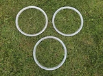 Set Of 1983-1984 Ford Thunderbird 14" Stainless Trim Beauty Rings E3SC-1210-BA. Fixed Price $59.00.