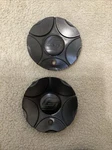 Sacchi Wheels Gray Custom Center Caps Set Of # 53271780F-1 / C10222B. Fixed Price $80.00.