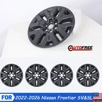 17'' Hubcaps For 2022-2025 Nissan Frontier Sv&sl 4PCS Matte Black 40300-9BU1A. Fixed Price $79.99.