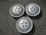 Genuine 1985 To 1989 Pontiac Grand Am 13 Inch Hubcaps Wheel Covers White. Fixed Price $26.40.