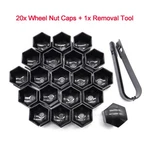 19MM Car Wheel Hub Nut Bolts Caps Cover Protector Decoration Sedan Compact Suv. Fixed Price $7.99.