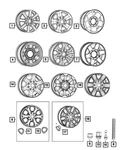 Genuine Mopar Wheel Cover Insert 68295979AB. Fixed Price $61.01.