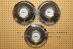 Vintage 1963 Chevy Z11 Impala Belair Dog Dish Poverty Hubcaps Wheel Covers. Fixed Price $89.95.