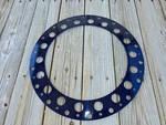 4 - Eagle Simulated Beadlock Rings 18" Inch Wheels Blue. Fixed Price $150.00.