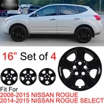16" Set Of 4 Hubcaps For 2008-2015 Nissan Rogue Select Snap On Wheel Rim Covers. Fixed Price $48.99.