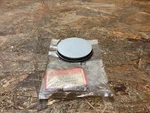 Mitsubishi Cap, Disc Wheel, Center Genuine New. Fixed Price $6.38.
