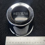 Western 99-2656 Wheel Center Rim Cap Hub Lug Dust Cover Chrome Metal Push Thru. Fixed Price $29.99.