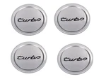 Porsche 911 "turbo" Silver Center Cap Set 9933613030261M. Fixed Price $259.00.