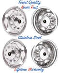 19.5" Chevy & Gmc 3500HD 10 Lug Simulator Rim Covers For Wheel# 29667. Fixed Price $301.52.